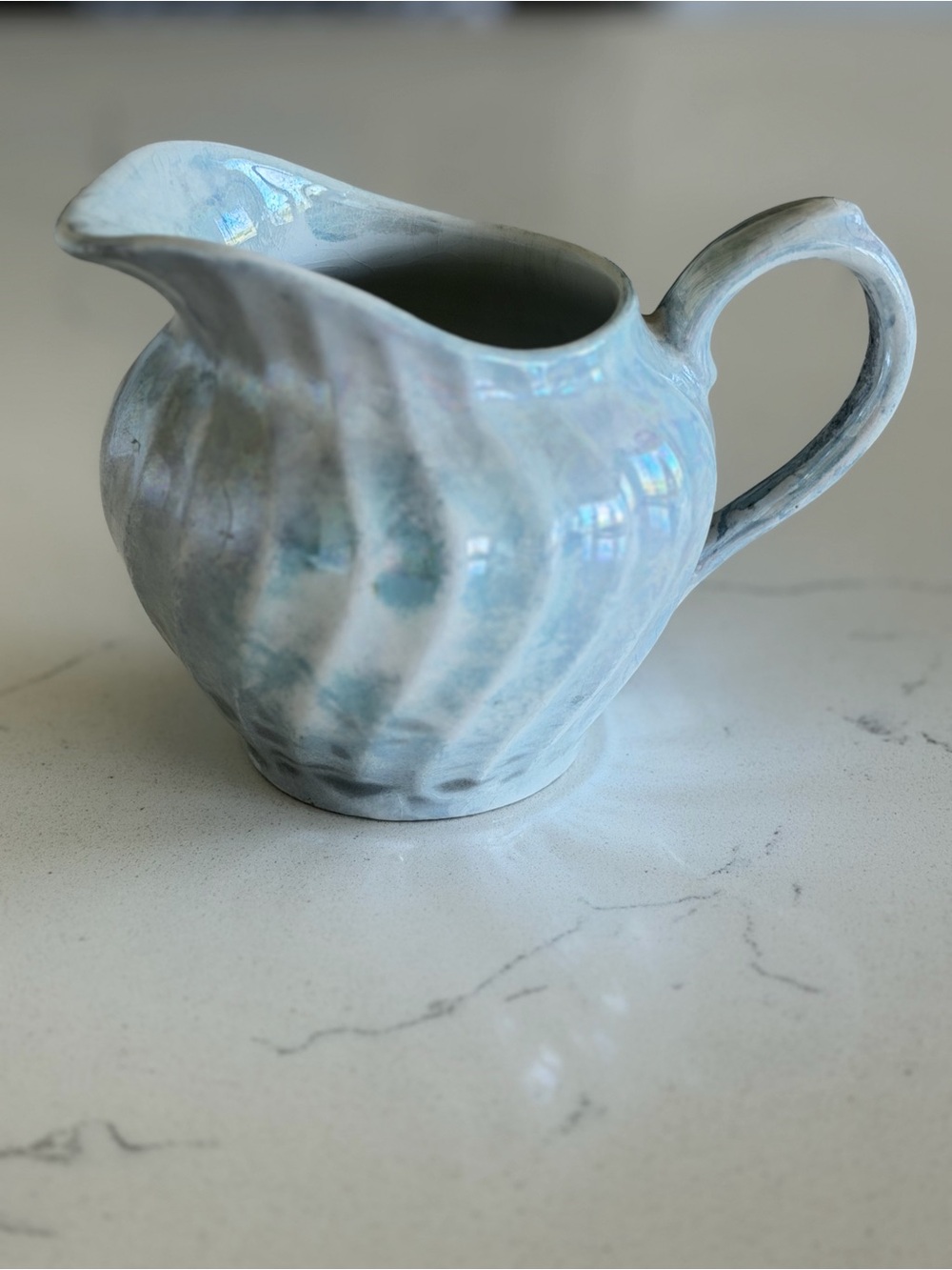 Vintage Ceramic Creamer Pitcher - Elegant Tableware